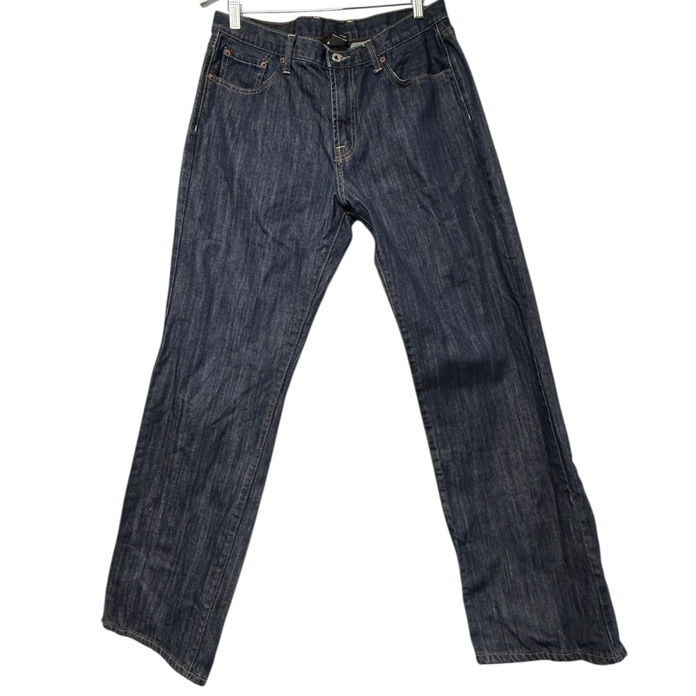 Y2K Lucky Brand 361 Vintage Straight jeans dark‎ indigo wash size 34/32